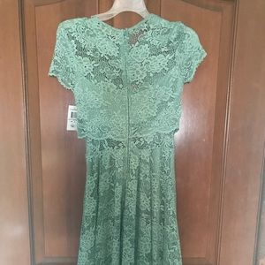 B darling  green lace dress